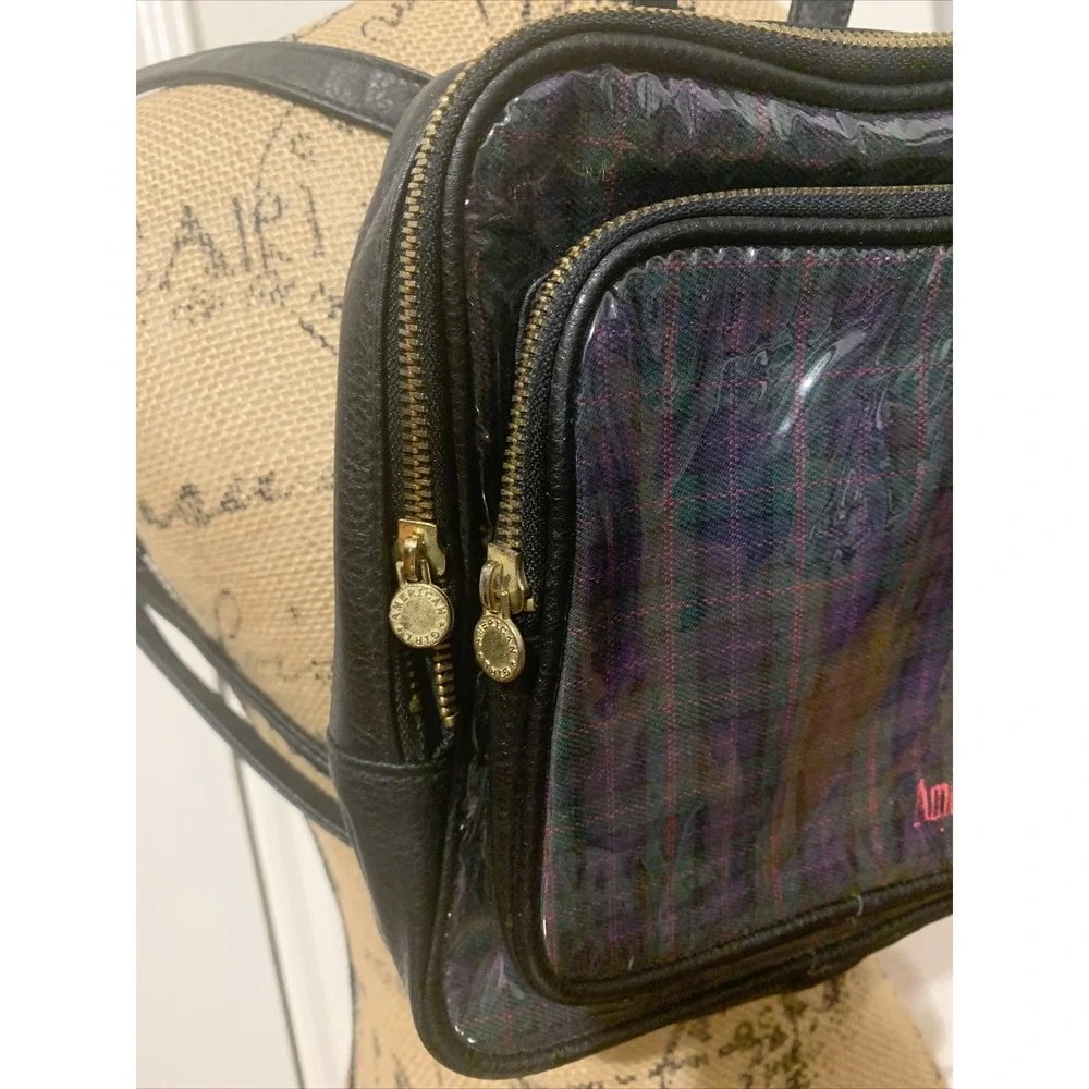 American girl backpack real size fancy vegan leather